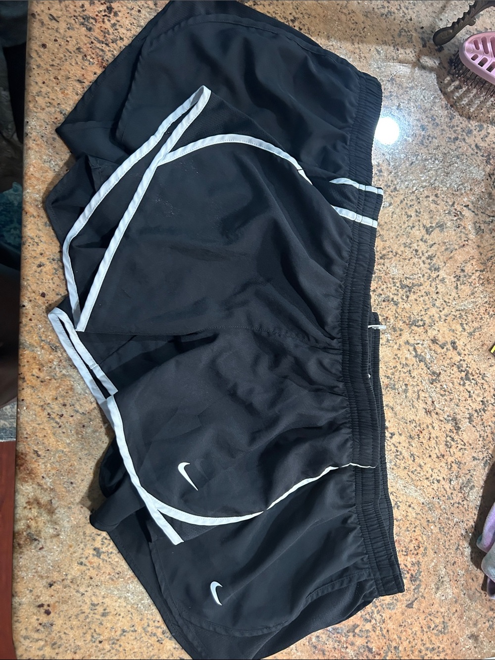 Nike Black Shorts with White Piping (set of 3)